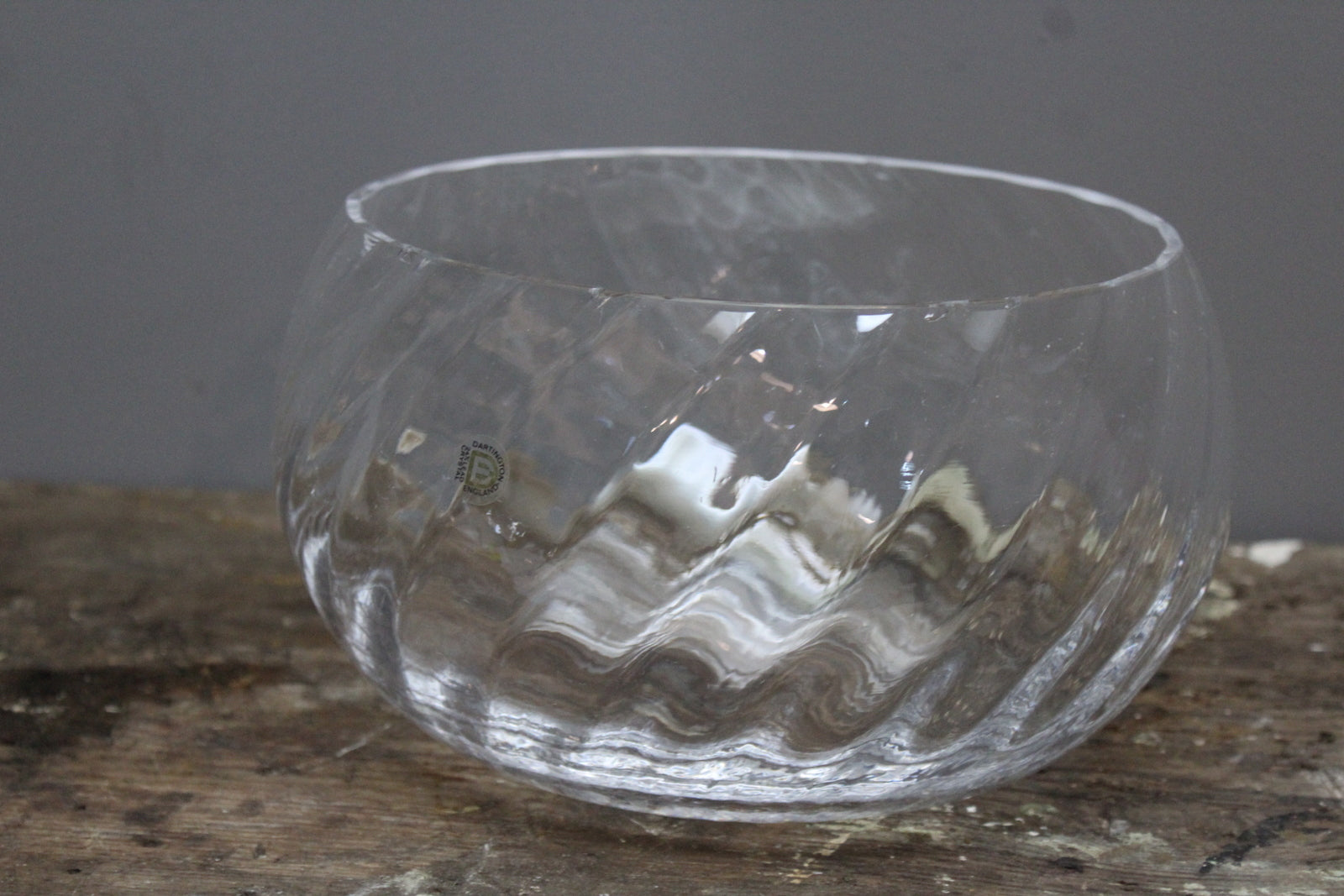 Large Dartington Glass Bowl - Kernow Furniture