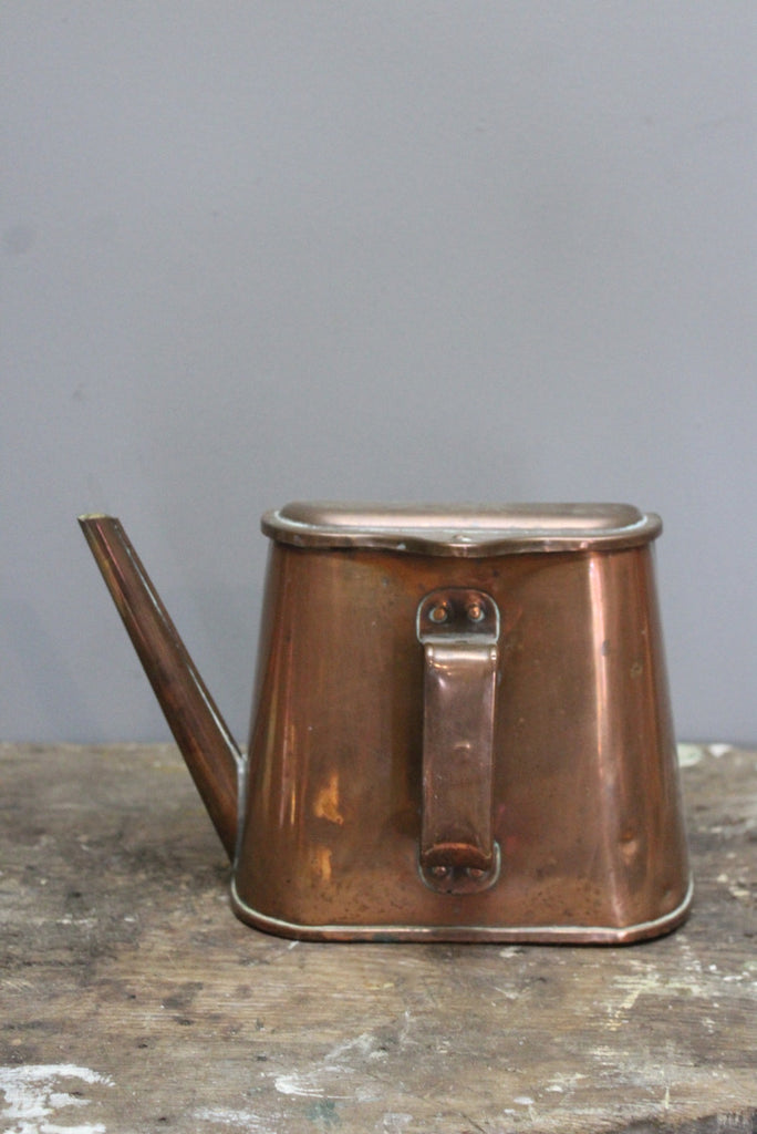Flat Back Boat Copper Teapot - Kernow Furniture