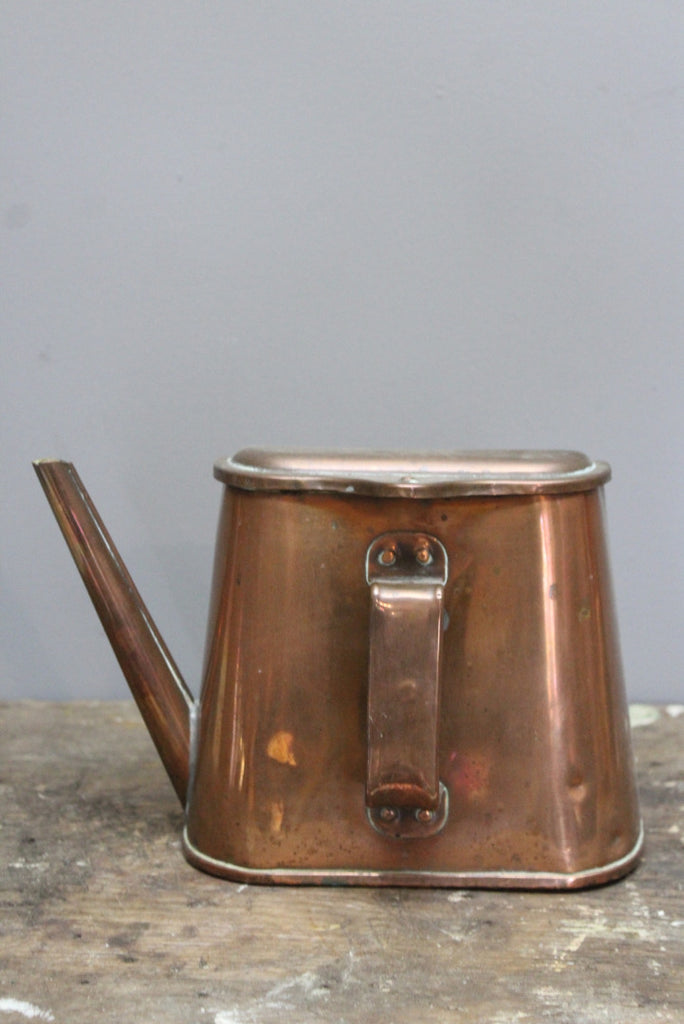 Flat Back Boat Copper Teapot - Kernow Furniture