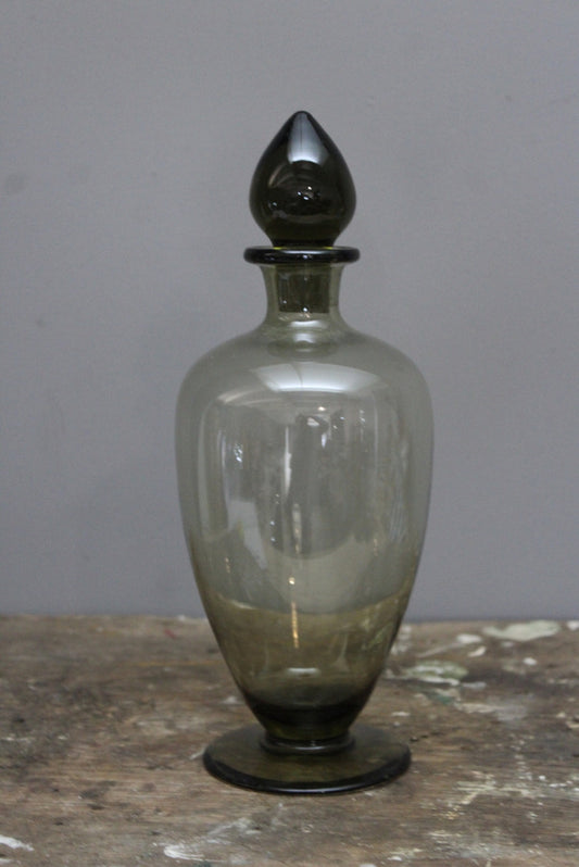 Brown Glass Decanter - Kernow Furniture
