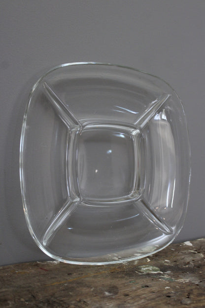 Large Glass Serving Platter - Kernow Furniture