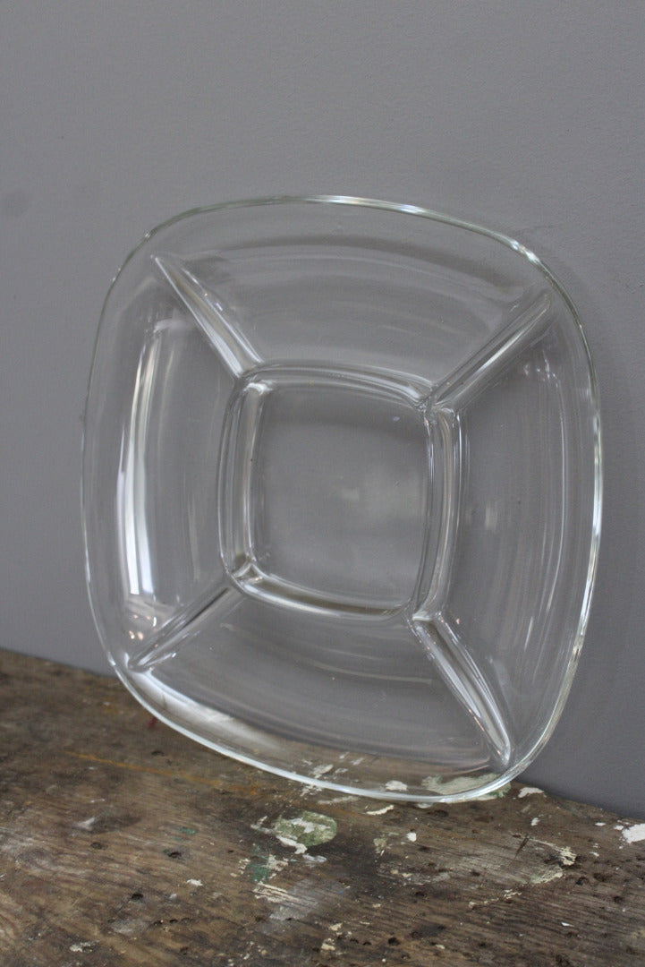 Large Glass Serving Platter - Kernow Furniture