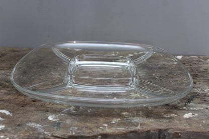 Large Glass Serving Platter - Kernow Furniture