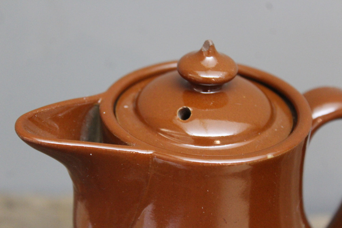 Brown Glazed Coffee Pot & Stavangerflint Jug - Kernow Furniture