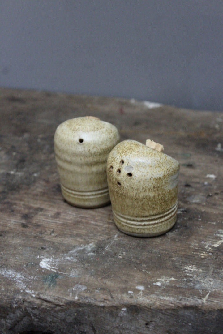 Pottery Salt & Pepper Pots - Kernow Furniture