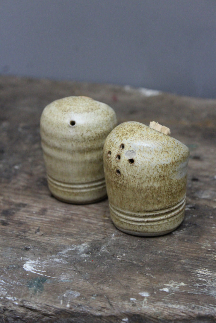 Pottery Salt & Pepper Pots - Kernow Furniture