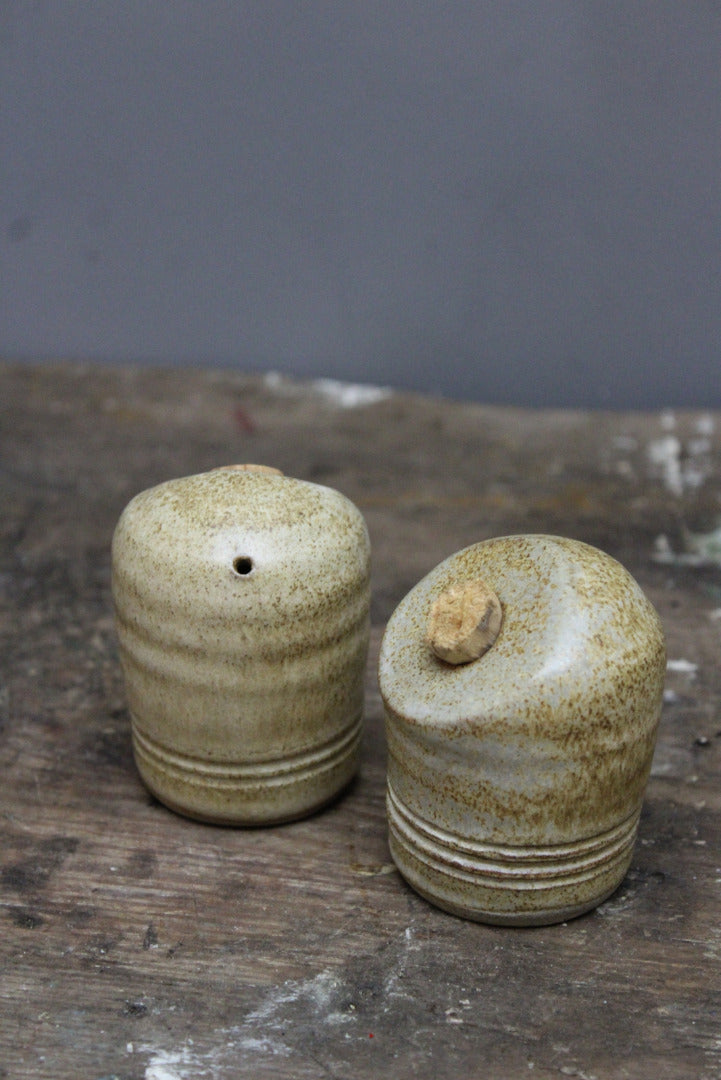 Pottery Salt & Pepper Pots - Kernow Furniture