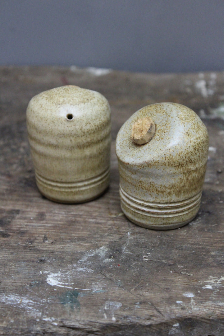 Pottery Salt & Pepper Pots - Kernow Furniture