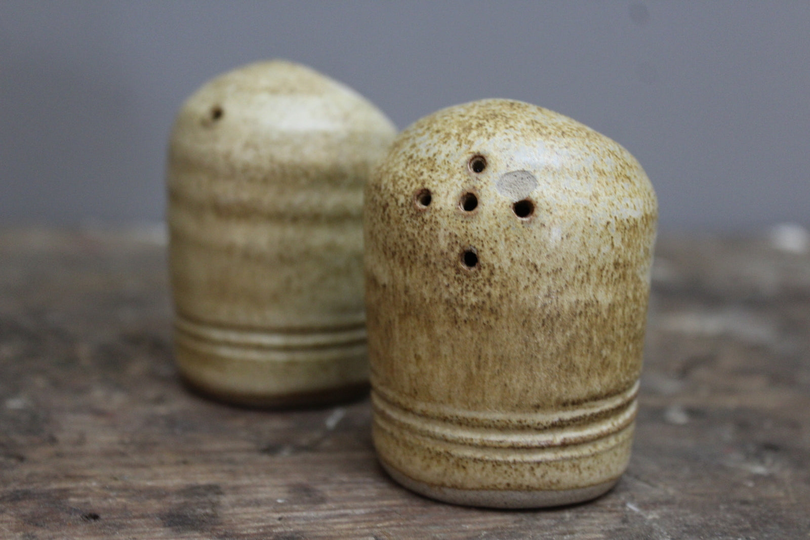 Pottery Salt & Pepper Pots - Kernow Furniture