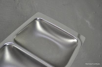 Polished Steel Serving Dish - Kernow Furniture