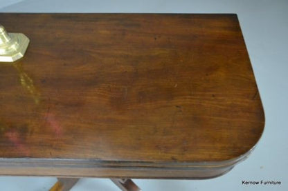 19th Century Mahogany Card Games Table - Kernow Furniture