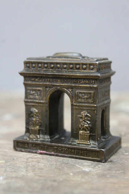 Vintage Spelter Arc De Triomphe Souvenir - Kernow Furniture