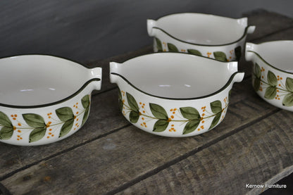 4 Jersey Pottery Bowls - Kernow Furniture