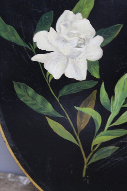 Handpainted Floral Plaque - Kernow Furniture