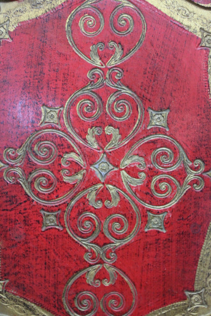 Red Florentine Tray - Kernow Furniture