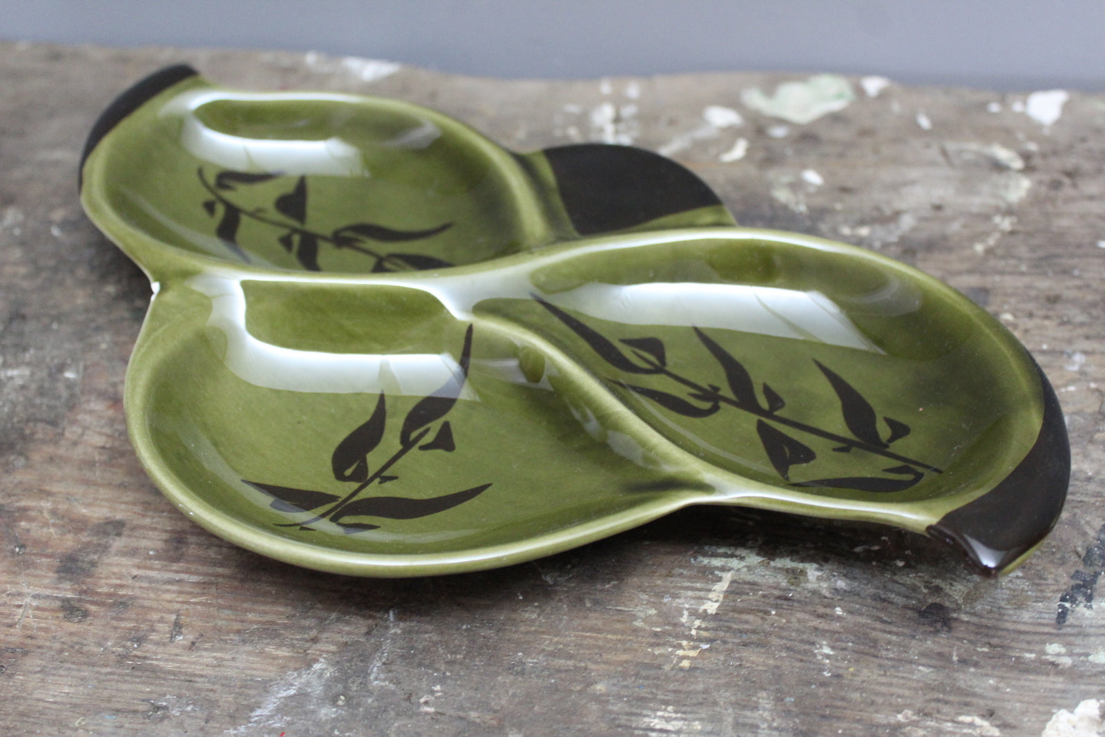 Boulton Pottery Green Platter - Kernow Furniture