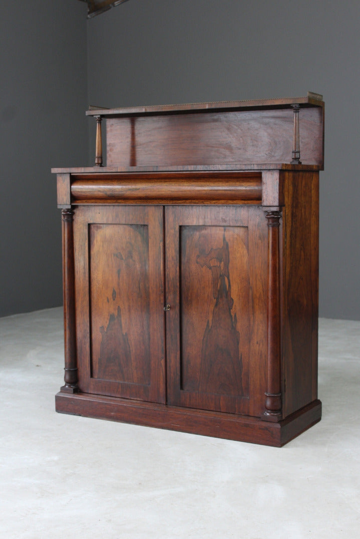 Antique Rosewood Chiffonier - Kernow Furniture