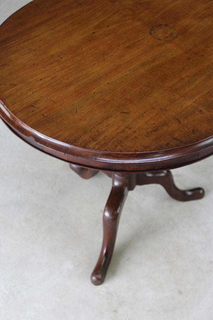 Antique Mahogany Side Table - Kernow Furniture