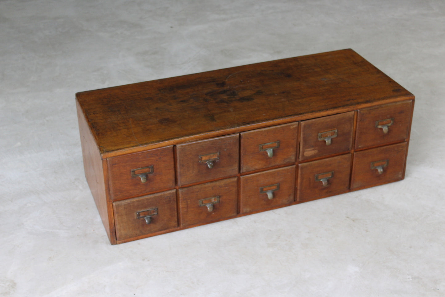 Early 20th Century Oak Bank of Drawers - Kernow Furniture