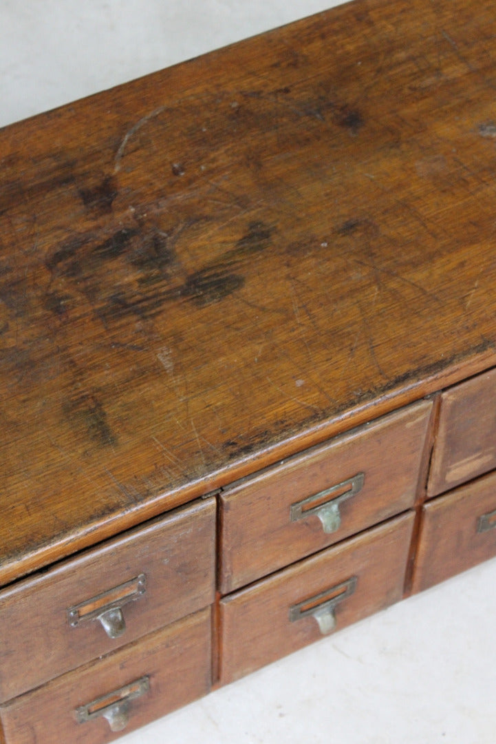 Early 20th Century Oak Bank of Drawers - Kernow Furniture