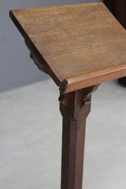 Arts & Crafts Solid Oak Lectern - Kernow Furniture