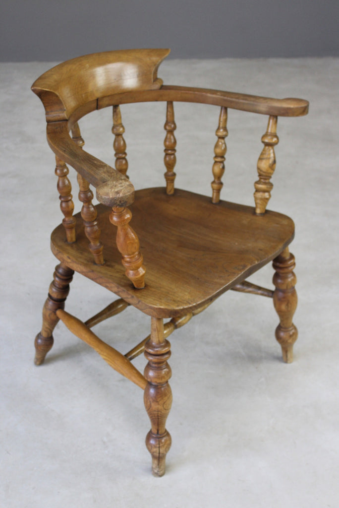 Elm Smokers Bow Chair - Kernow Furniture