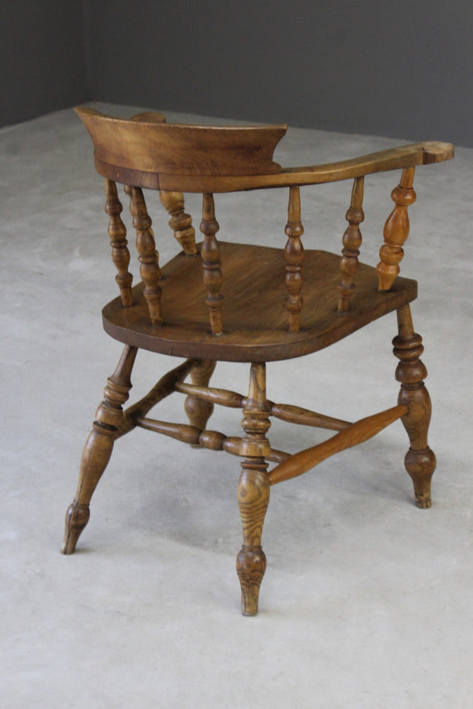 Elm Smokers Bow Chair - Kernow Furniture