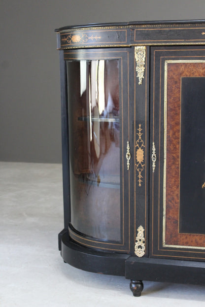 Antique Victorian Ebonised Credenza - Kernow Furniture