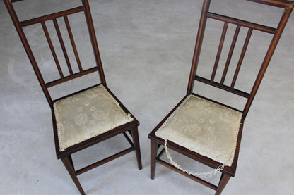 Pair Vintage Occasional Chairs - Kernow Furniture