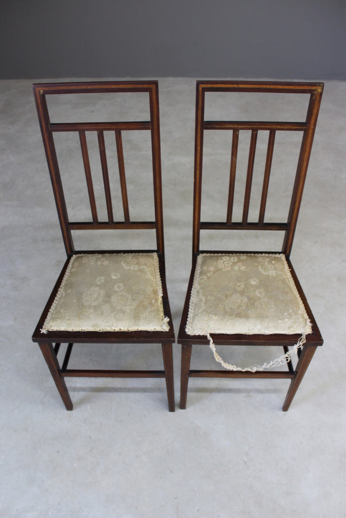 Pair Vintage Occasional Chairs - Kernow Furniture