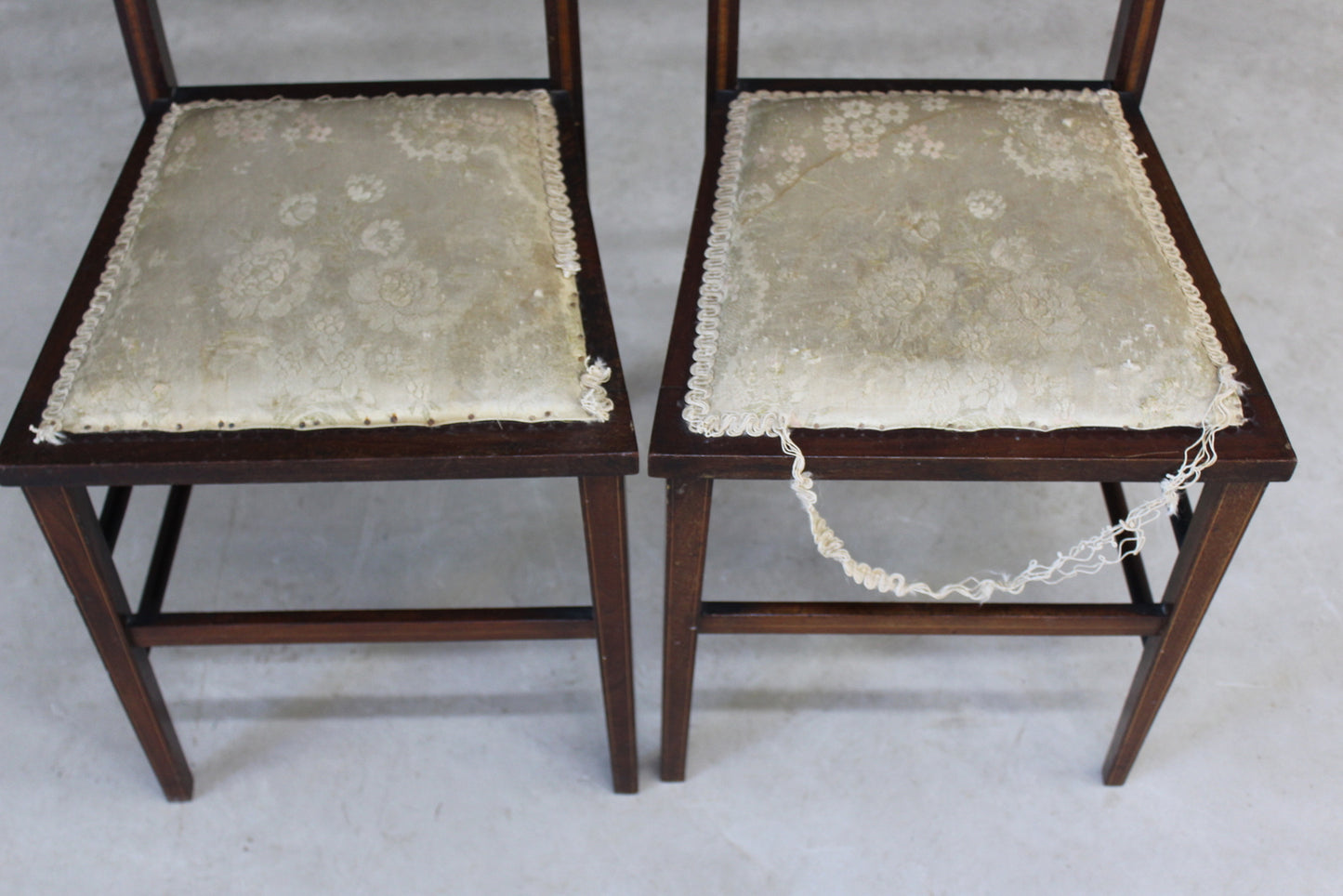 Pair Vintage Occasional Chairs - Kernow Furniture