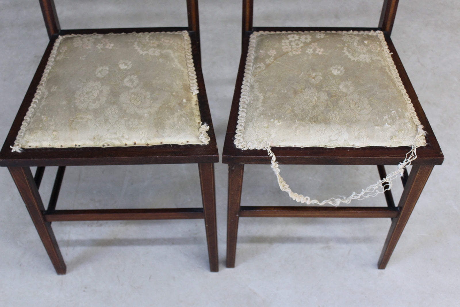 Pair Vintage Occasional Chairs - Kernow Furniture