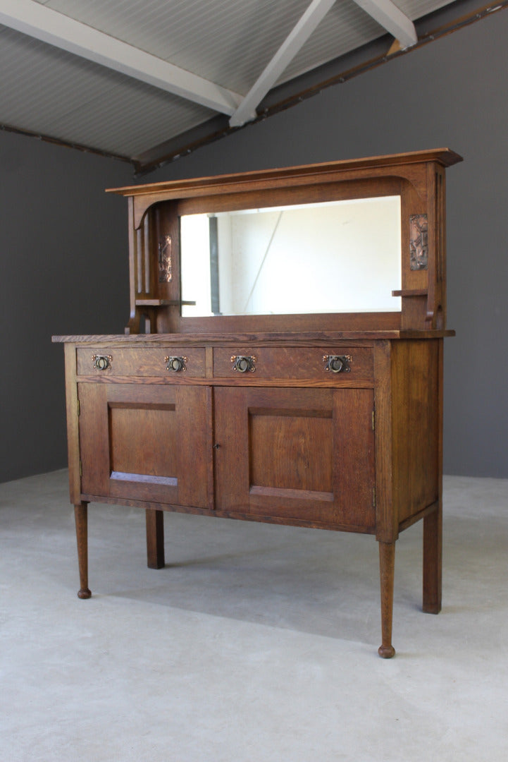 Arts & Crafts Oak Sideboard - Kernow Furniture