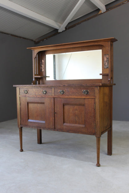 Arts & Crafts Oak Sideboard - Kernow Furniture