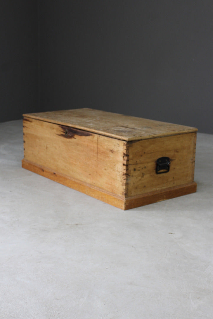 Antique Pine Chest - Kernow Furniture