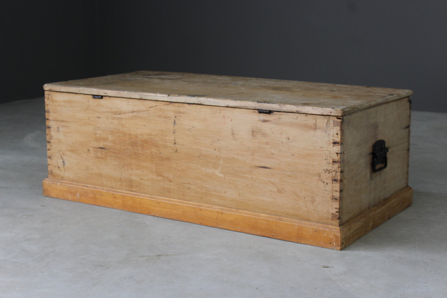 Antique Pine Chest - Kernow Furniture