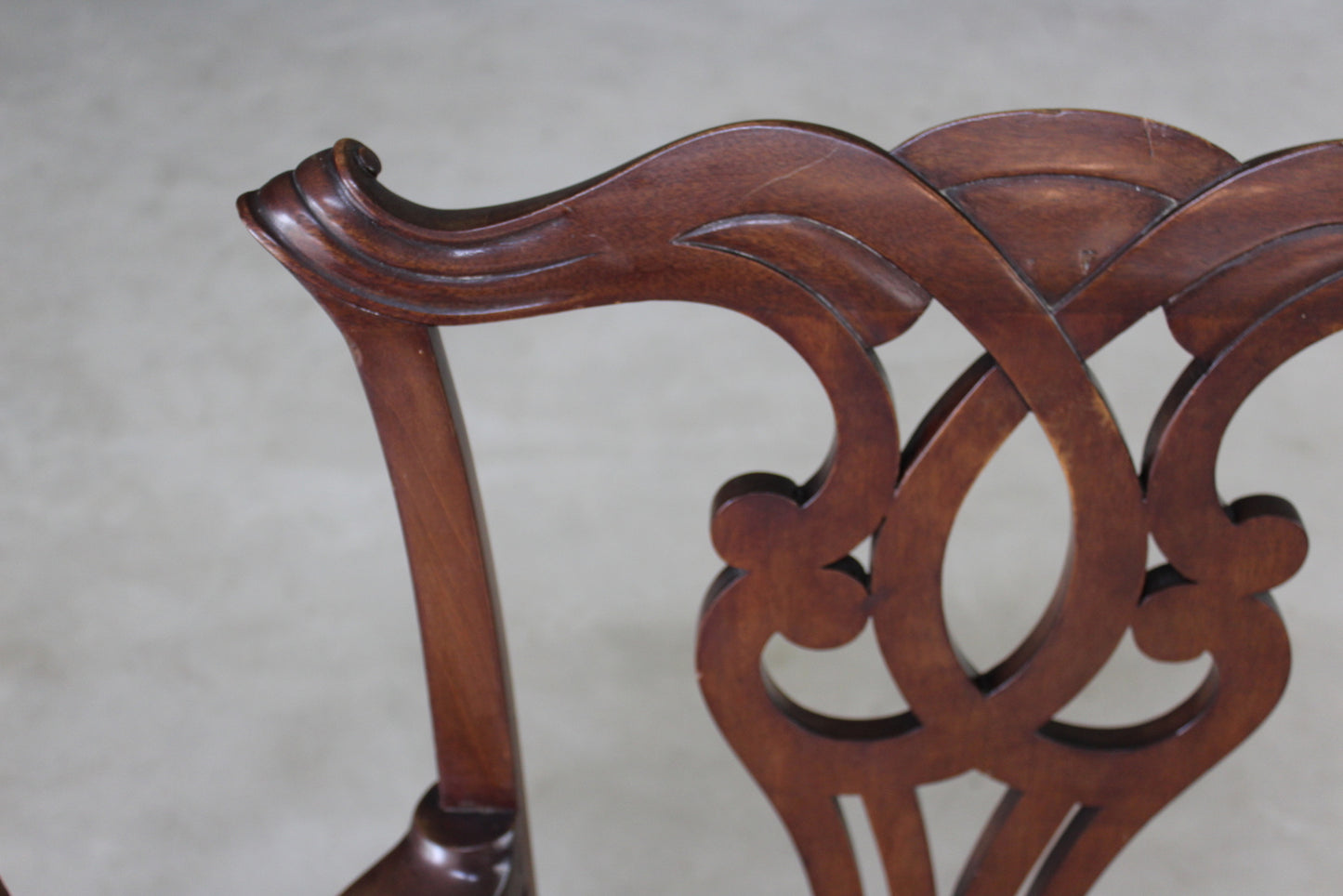 Pair Georgian Style Carver Chairs - Kernow Furniture