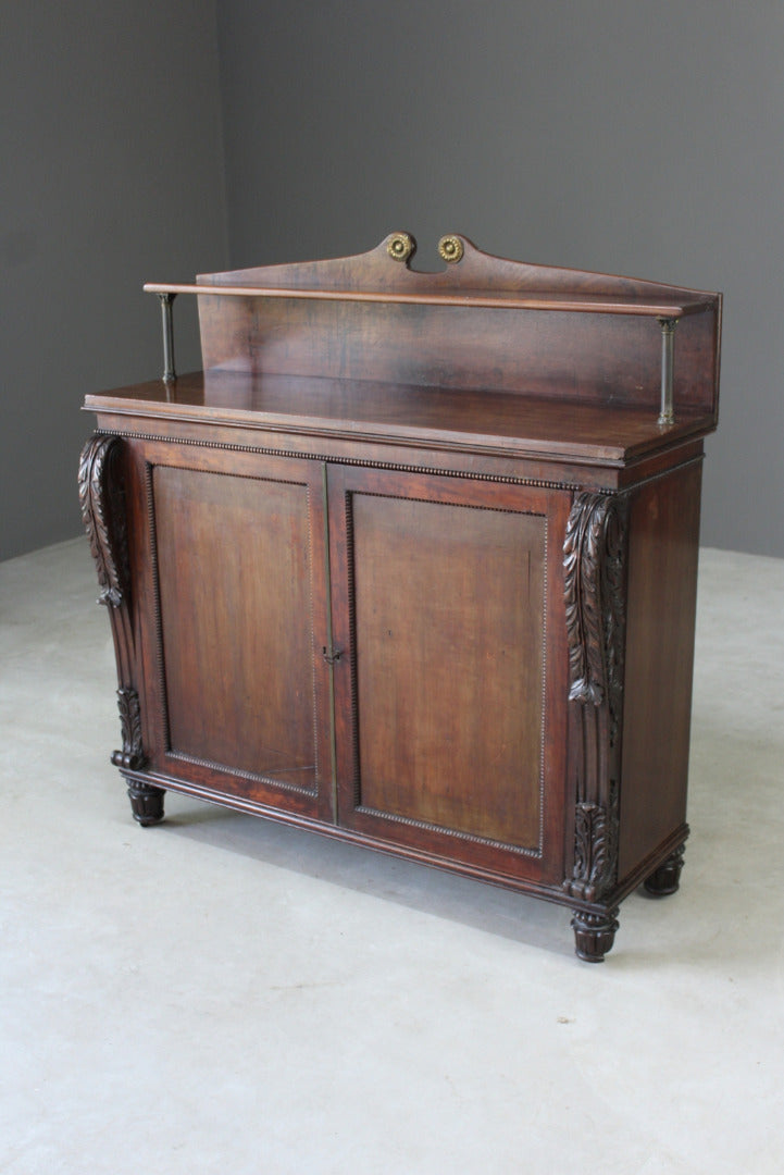 Regency Mahogany Chiffonier - Kernow Furniture