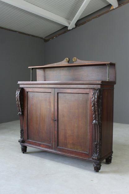 Regency Mahogany Chiffonier - Kernow Furniture