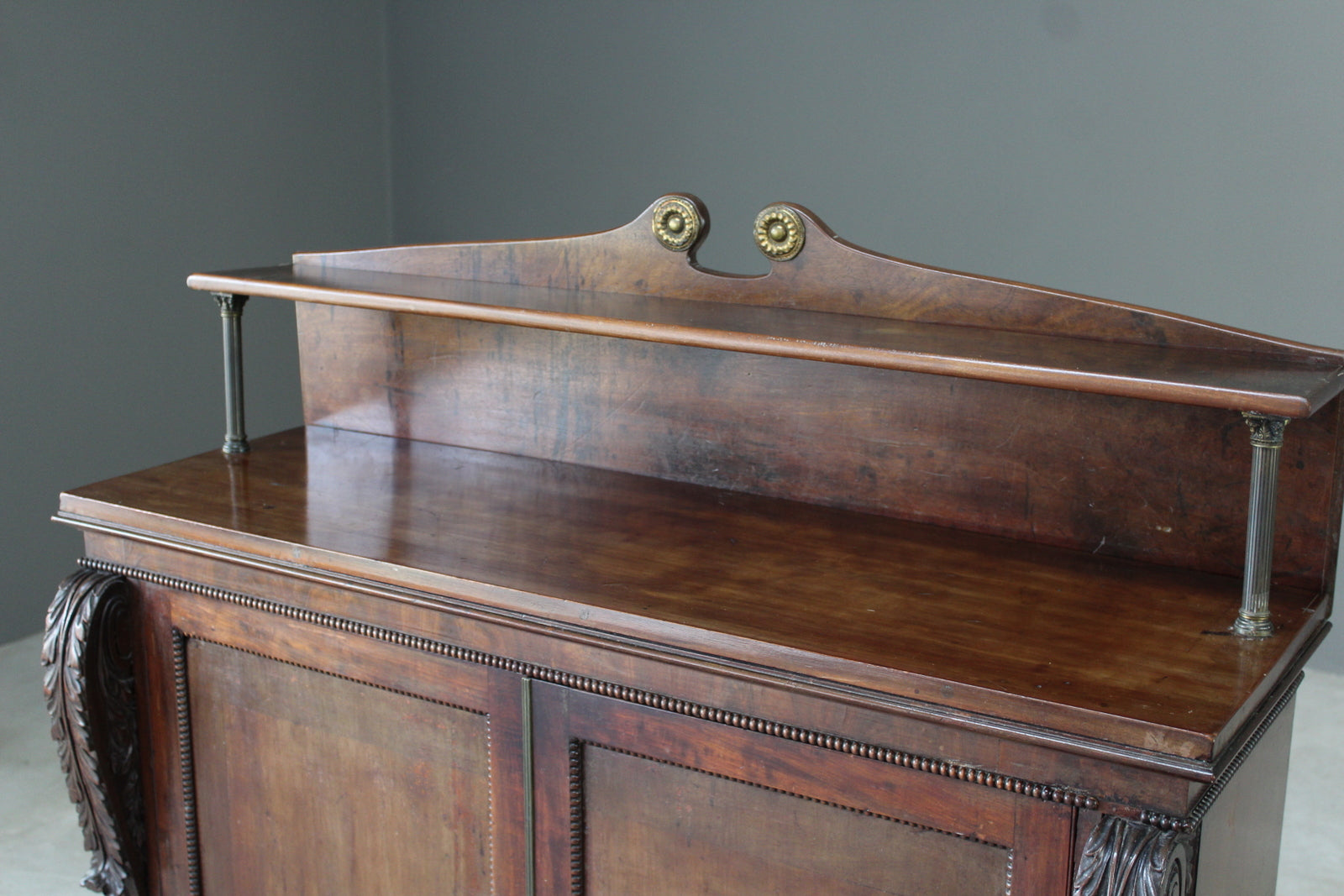 Regency Mahogany Chiffonier - Kernow Furniture