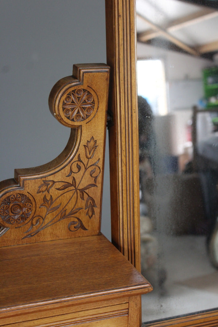 Antique Edwards & Roberts Ash Dressing Table - Kernow Furniture