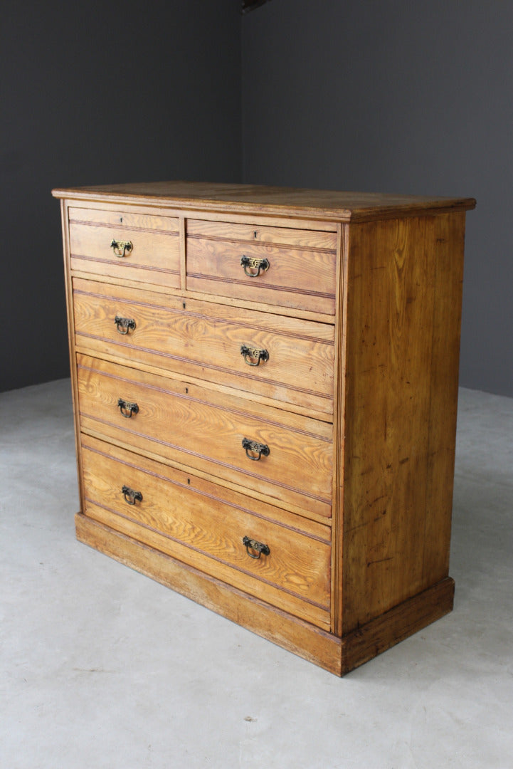 Antique Edwards & Roberts Ash Chest of Drawers - Kernow Furniture