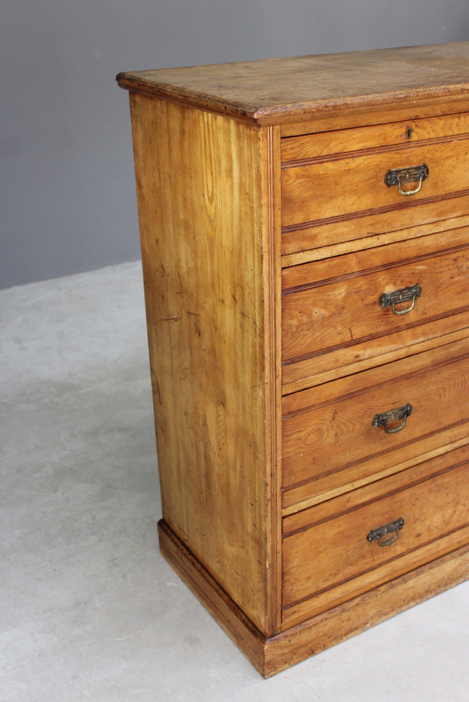 Antique Edwards & Roberts Ash Chest of Drawers - Kernow Furniture