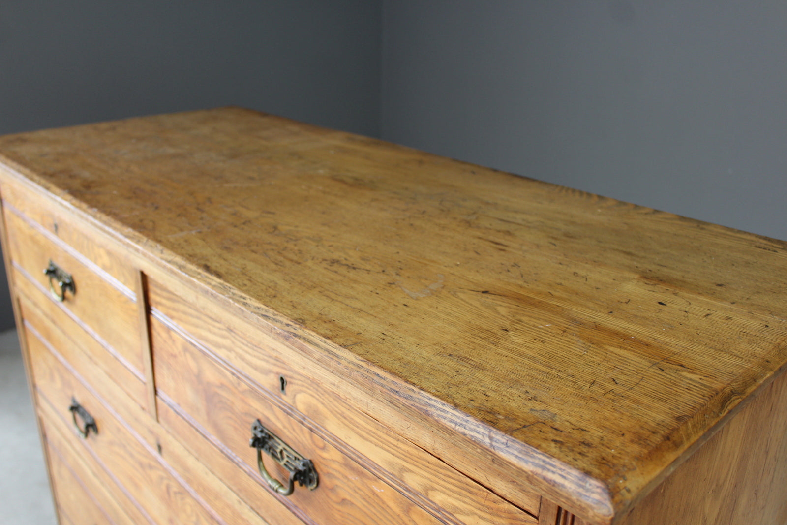 Antique Edwards & Roberts Ash Chest of Drawers - Kernow Furniture