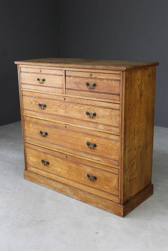 Antique Edwards & Roberts Ash Chest of Drawers - Kernow Furniture