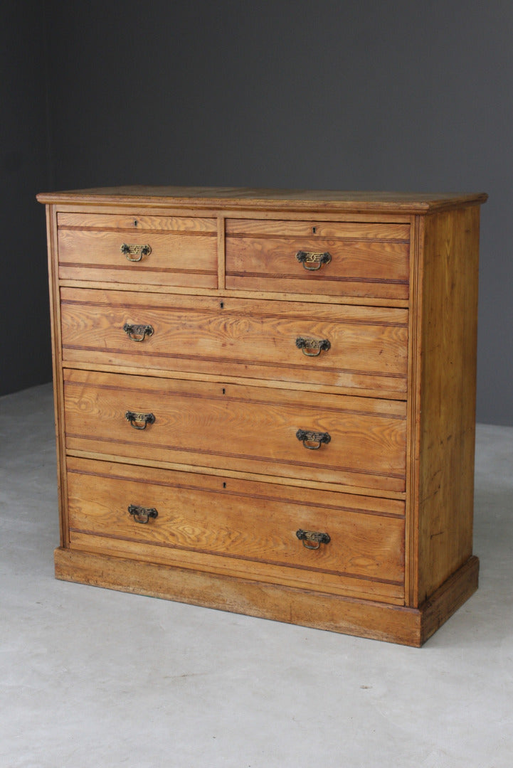 Antique Edwards & Roberts Ash Chest of Drawers - Kernow Furniture