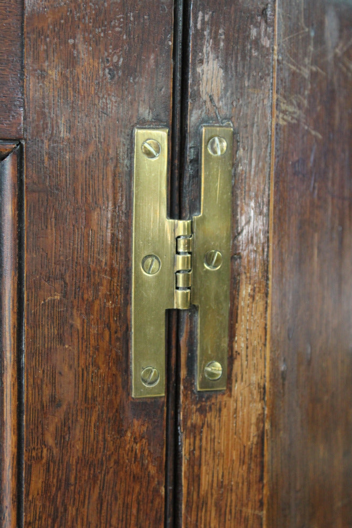 Antique Oak Georgian Corner Cupboard - Kernow Furniture