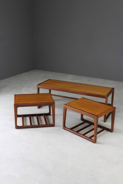 Retro Nest Teak Coffee Tables - Kernow Furniture