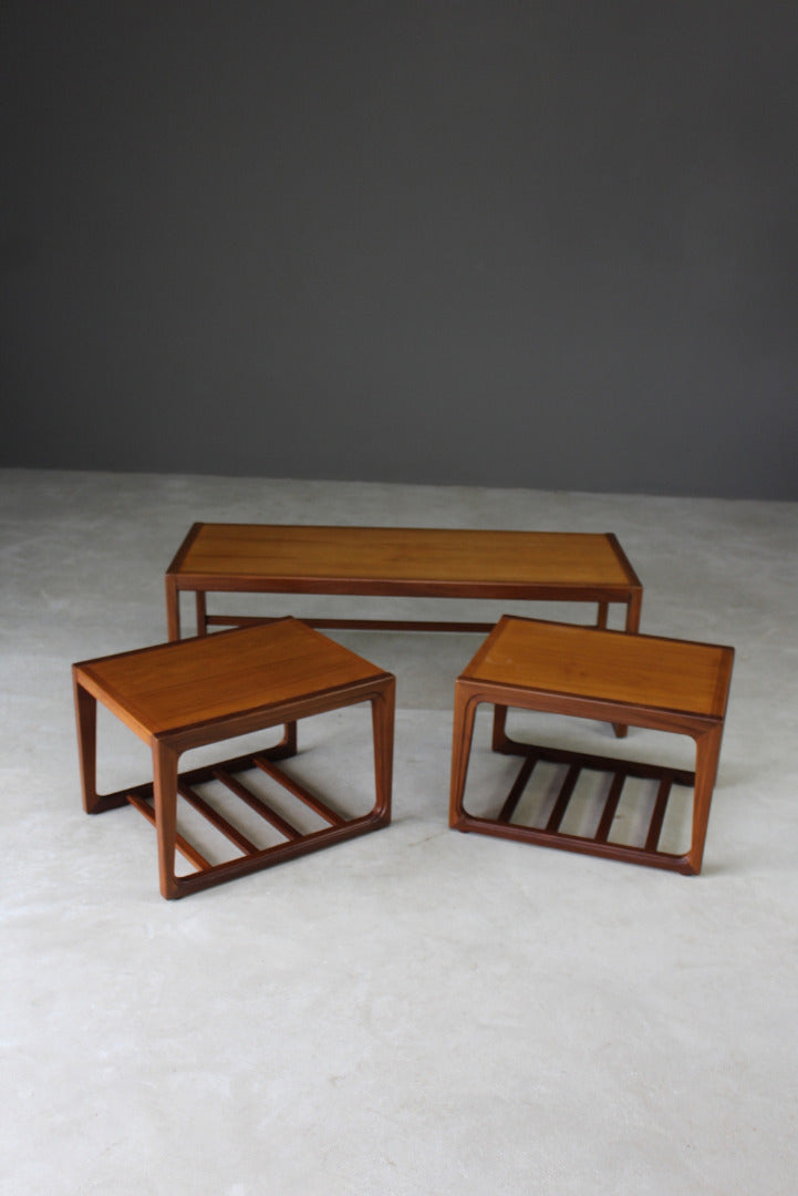 Retro Nest Teak Coffee Tables - Kernow Furniture