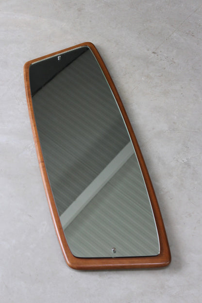 Retro Teak Wall Mirror - Kernow Furniture